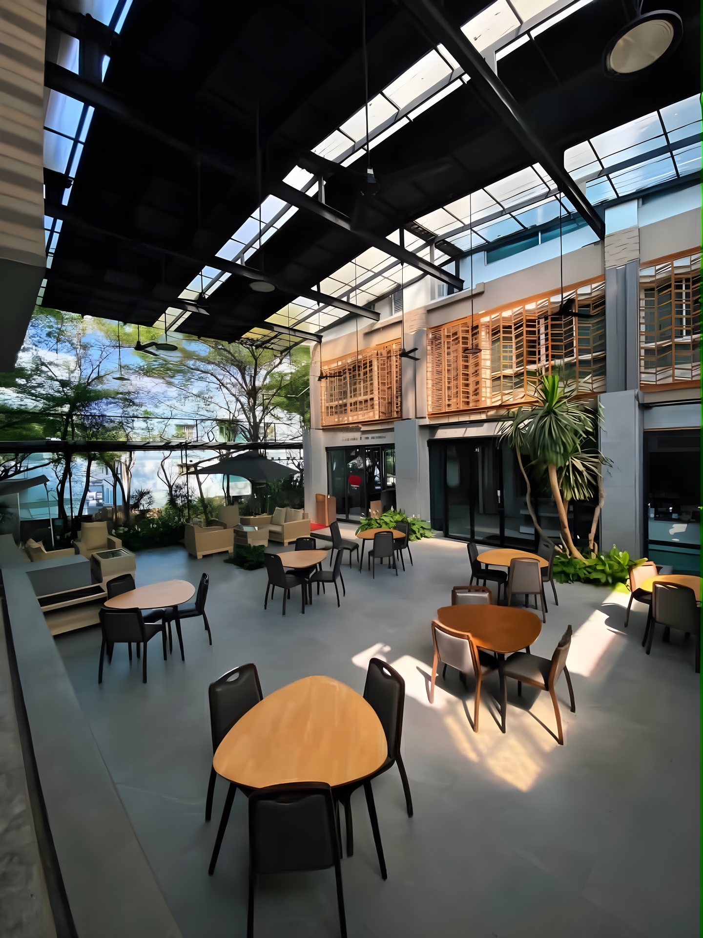All-day dining courtyard